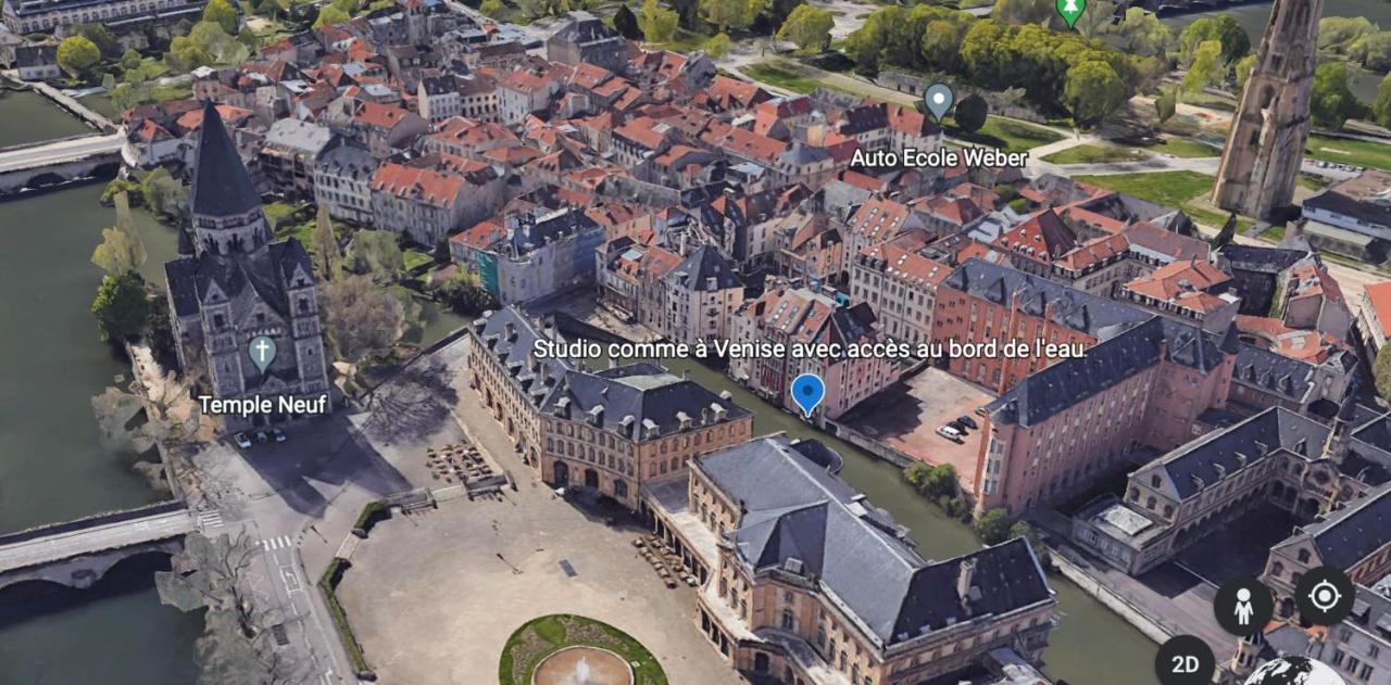 Romantique "Comme A Venise" Au Bord De L'Eau Avec Parking เมซ์ ภายนอก รูปภาพ
